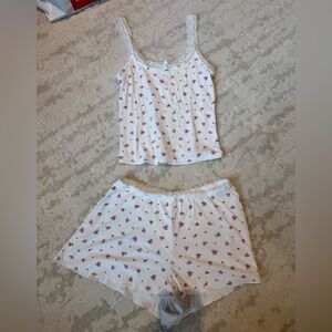 SKIMS soft lounge lace cami sleep set